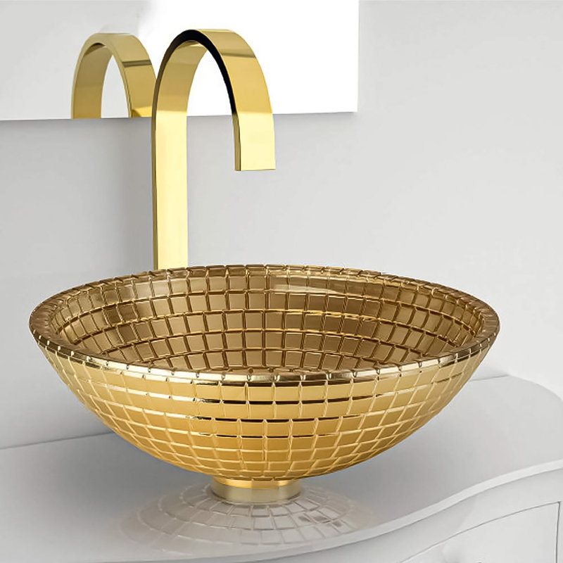 Atelier 16.5'' L Bathroom Sink, Gold