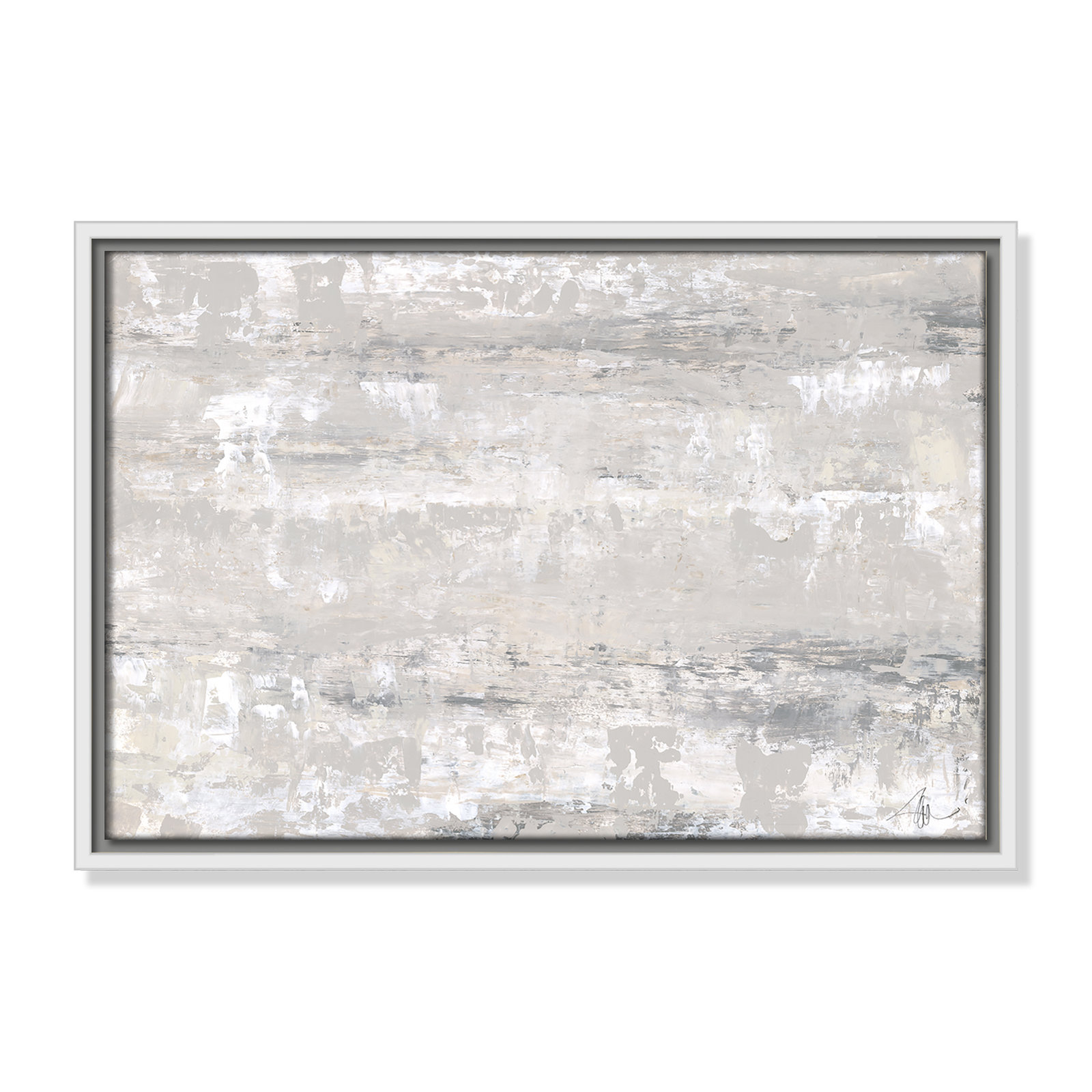 Tryston "Desert Winds" Print by Filippo Ioco, 13.5" H x 19.5" W x 2" D, White Framed Canvas