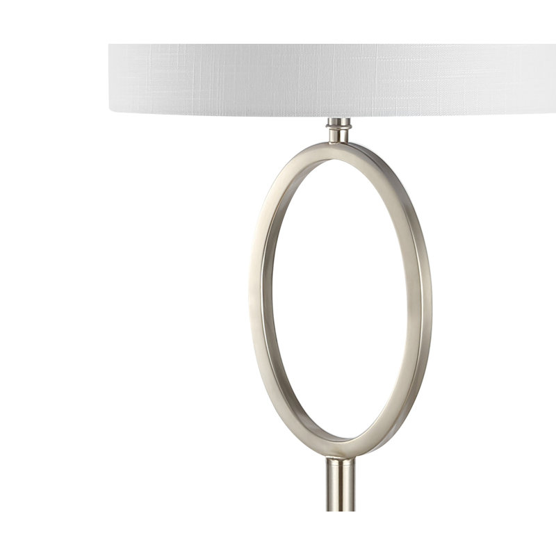 Courson 61'' Traditional Floor Lamp, Nickel
