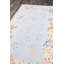 Tapis bleu en coton crocheté coquillage fait main Tamins-22803177