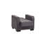  Fauteuil convertible 3-en-1 rembourré en tissu avec rangement Neubauer-86793254