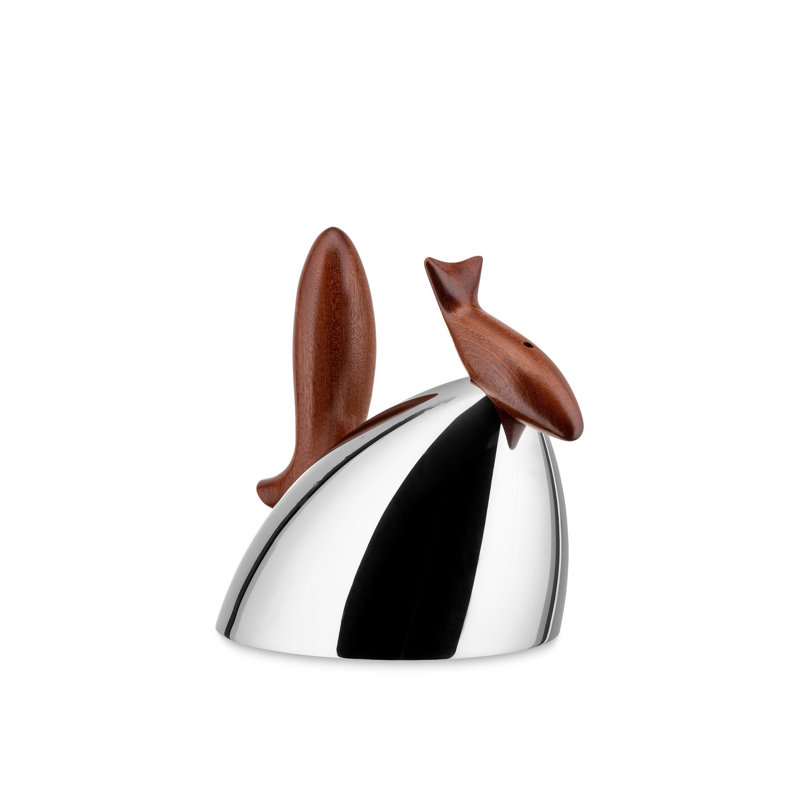 Alessi Pito Stainless Steel (18/10) Whistling Stovetop Tea Kettle