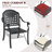 Cast Aluminum Patio Swivel Chair