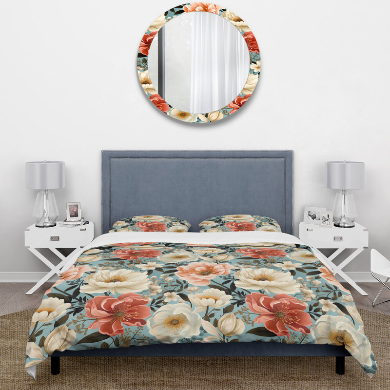 Ensemble de housse de couette Boho, Housse de couette pour très grand lit et 2 très