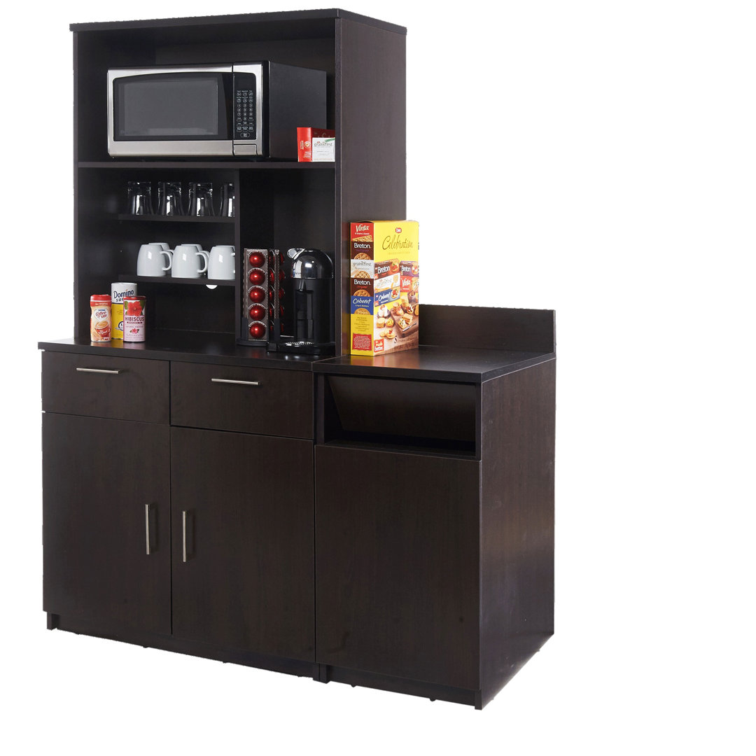 Commercial Grade Coffee Kitchen Lunch Room Cabinets Fully Assembled 54"W x 75"H  3 pc Breaktime 