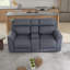 Causeuse inclinable électrique double avec console-121296323