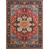 Serapi Hand Knotted Wool Oriental Area Rug