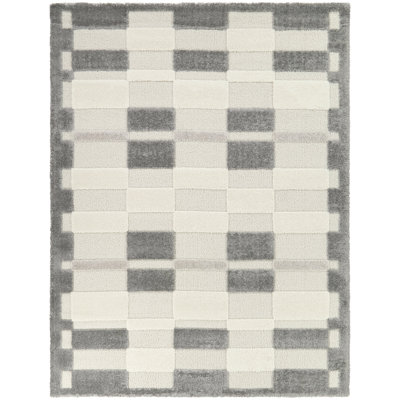 Tapis gris Bernadette