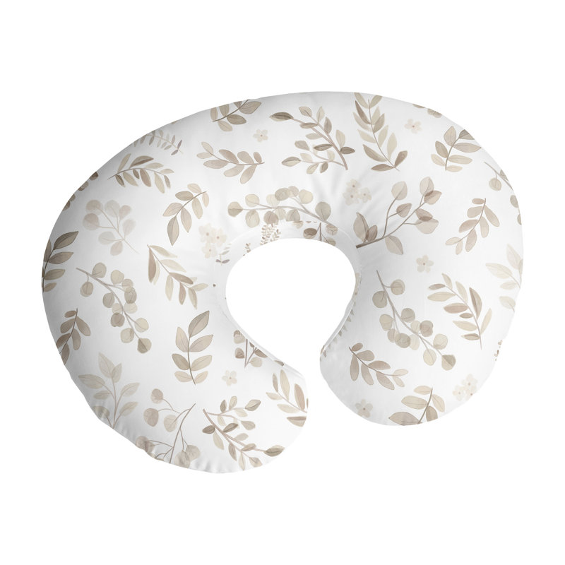 Housse de coussin d'allaitement Botanical Taupe par Sweet Jojo Designs