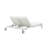 Isabella Outdoor Metal Chaise Lounge , Cushion Included-1142399360