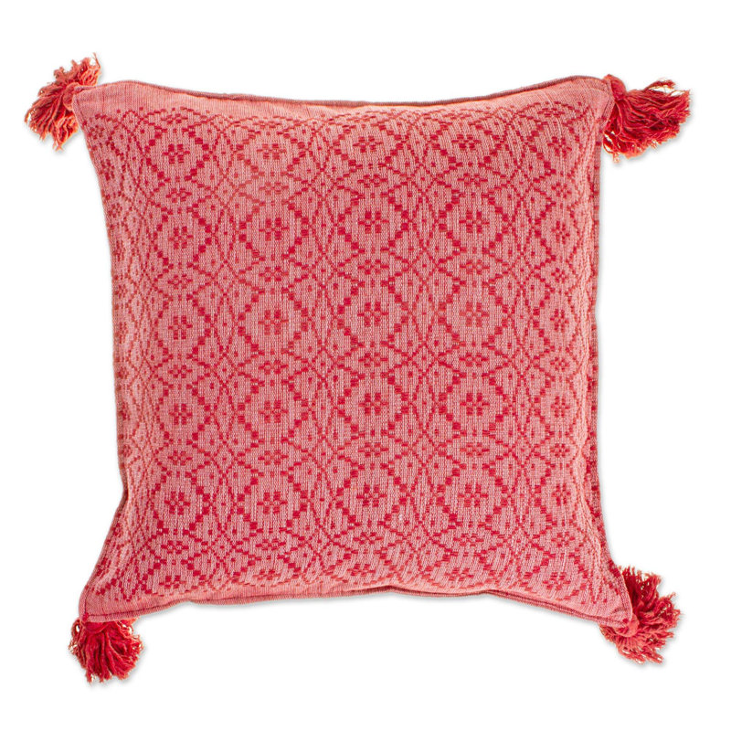 Housse de coussin en coton Oaxaca, Punch