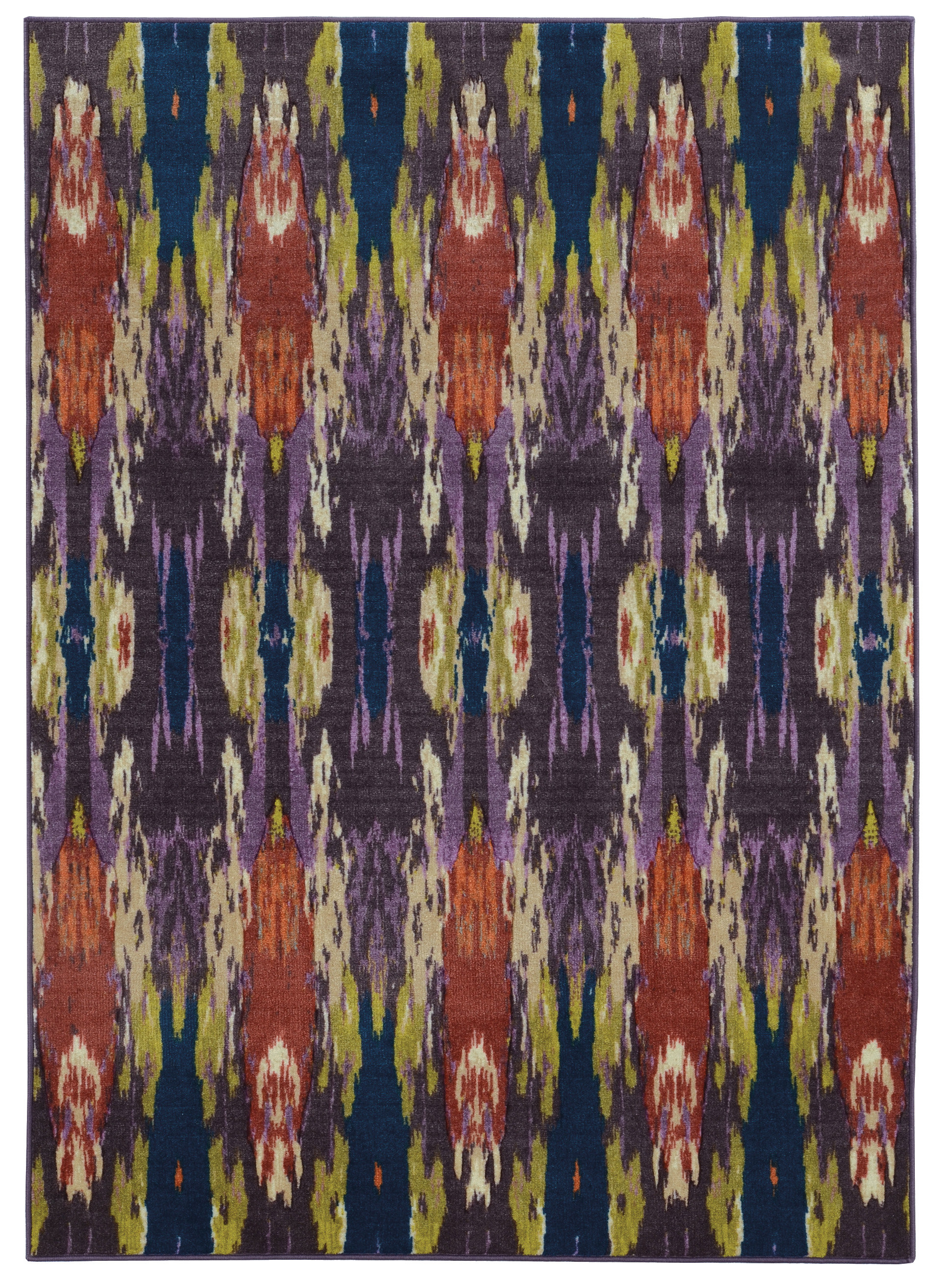Pantone Universe Prismatic Ikat Purple/Orange Area Rug & Reviews Wayfair