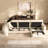 131" Adjustable Seat Depth Cloud Modular Sectional Sofa With Storage-37020002-37020028