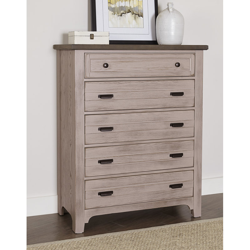 Erving 42'' W 5 - Drawer Dresser, Dover Gray
