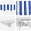 VidaXL Polyester Cover Retractable Patio Awning-125122270-125122238-125122233