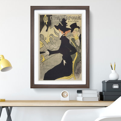 Divan Japonais by Henri de Toulouse-Lautrec - Picture Frame Painting