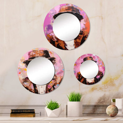 Katinka Metal Round Mirror