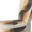 Abstract Shapes Accent Chair - Brown Minimal Curves I Side Chair-627250167