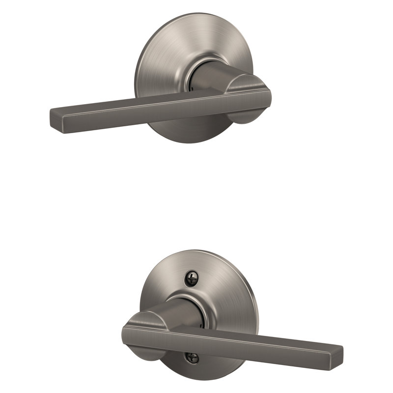 Serrure pour garde-robe Latitude, Nickel satiné