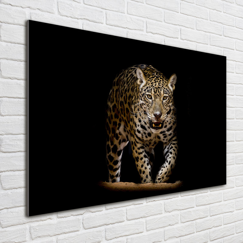 Jaguar - No Frame Print on Glass