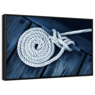 Nautical Dock Rope Canvas Print