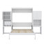 Lit escamotable avec bureau, coiffeuse et armoires Murphy-114210774