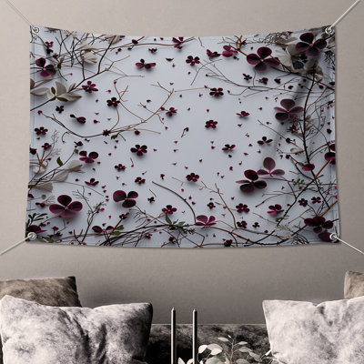 Tapisserie florale - Décoration murale nature