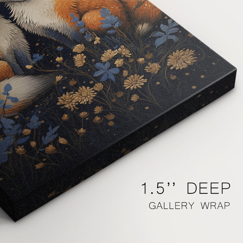 ANIMALS Series CDLxxxi - Toile tendue avec châssis de qualité supérieure - Prêt à être accroché, H 18 po x l 12 po