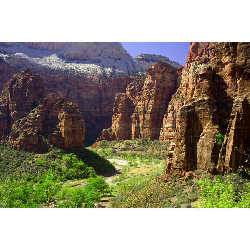 Zion National Park by Sebatl - Wrapped Canvas Print, 81cm H x 122cm W x 3.8cm D