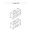 Base de meuble-lavabo double 60 po Disar