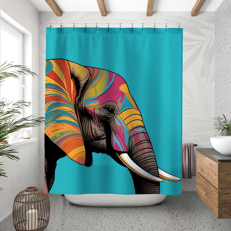 Rideau de douche Titan Elephant