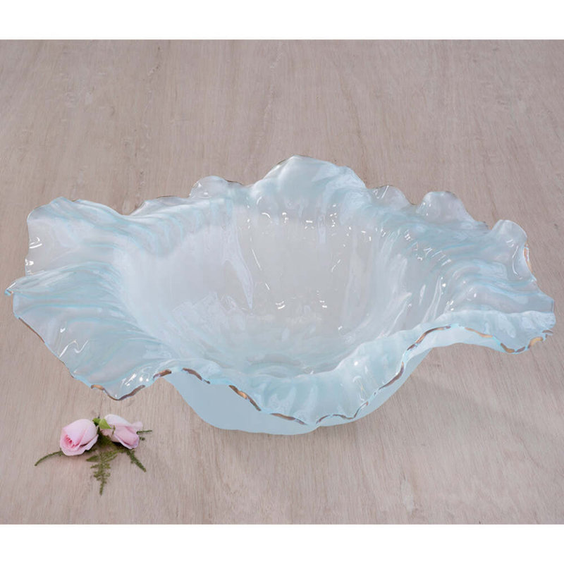 Poppy Handmade Glass Decorative Bowl