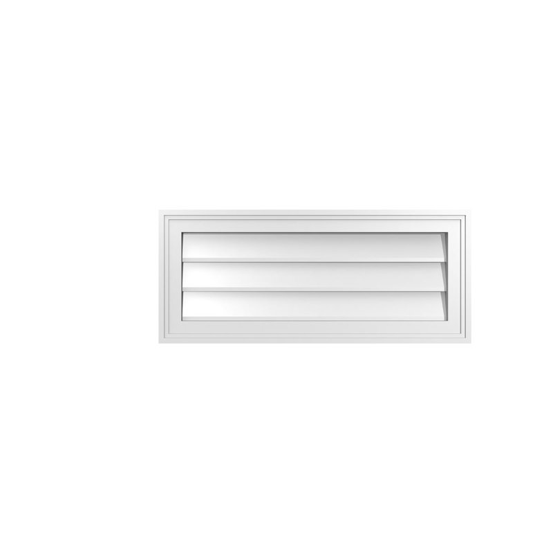 Cadre en brique, brun clair apprêté, H 12 po x l 28 po x P 1,5 po