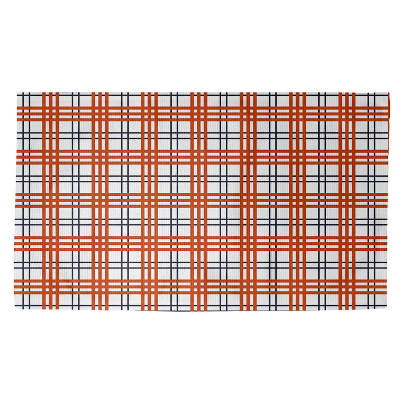 Plaid Indoor Rug, Rectangle 3' x 5'