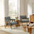 Upholstered Accent Armchair Set Of 2-1704304230