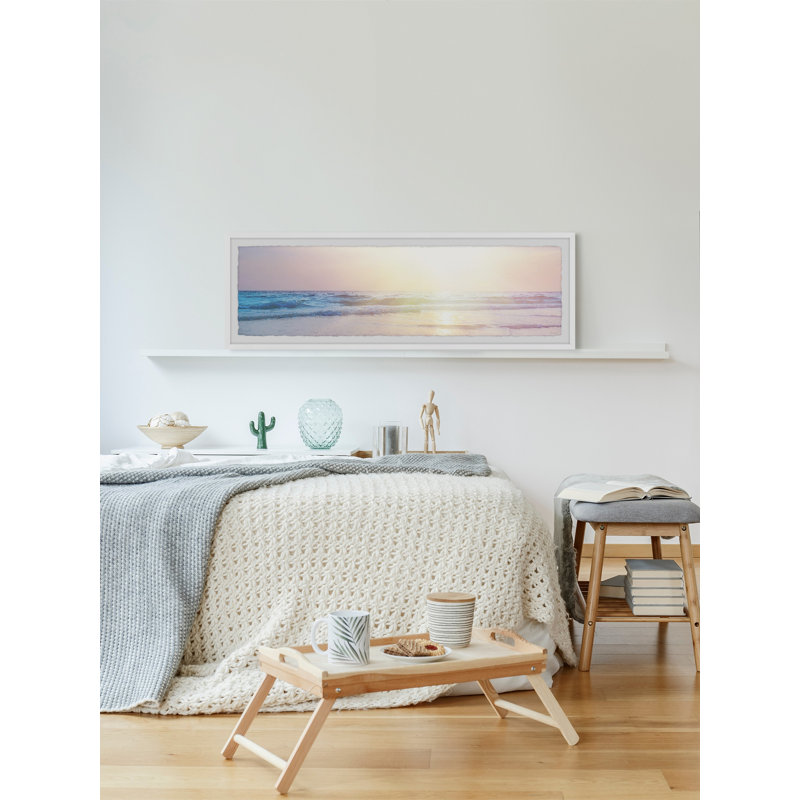 «Beautiful Sunsets» - Cadre photo panoramique, H 10 po x l 30 po