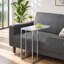 Table d'appoint Connor Chrome