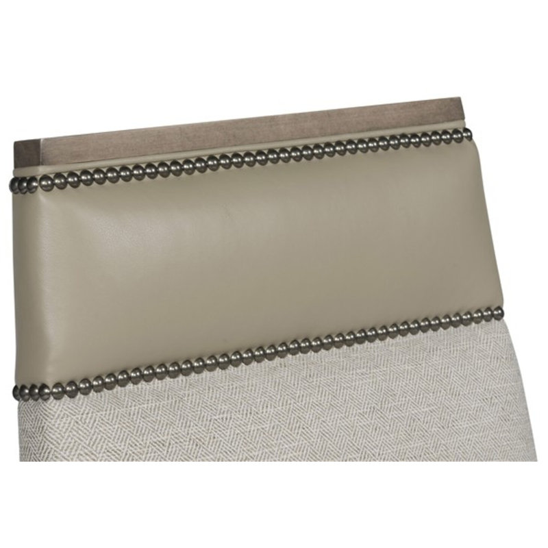 Michael Weiss Phelps Stocked Dining Side Chair, Marcus Linen/Remmy Beige, Silverthorne, Yes