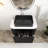 Wall-Mounted White Rectangular Ceramic Basin Bathroom Vanity-762538095-762538089