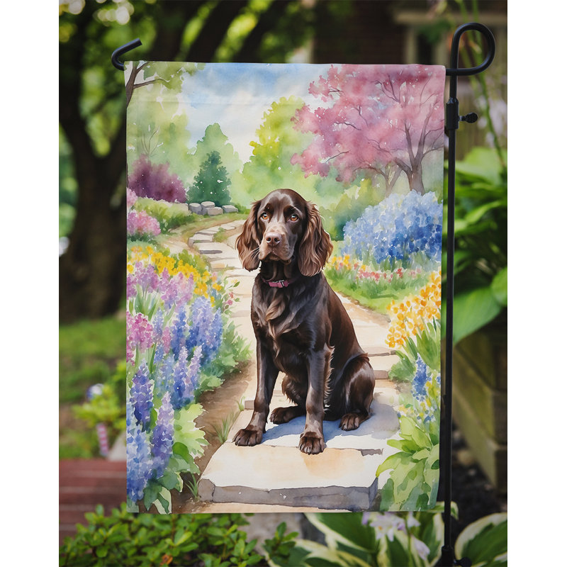 Drapeau de jardin en polyester à double face H 15,5 po x l 11,25 po Kennelly