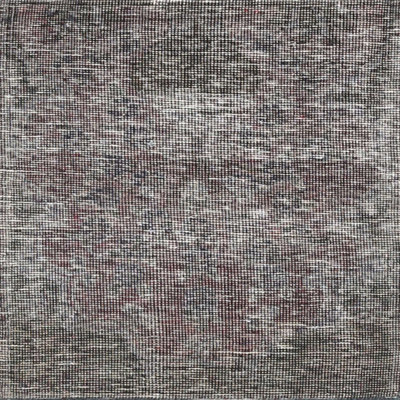 Tapis noir / gris / rouge