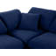Ensemble modulaire de coin en velours 5 pièces Itala-94482467