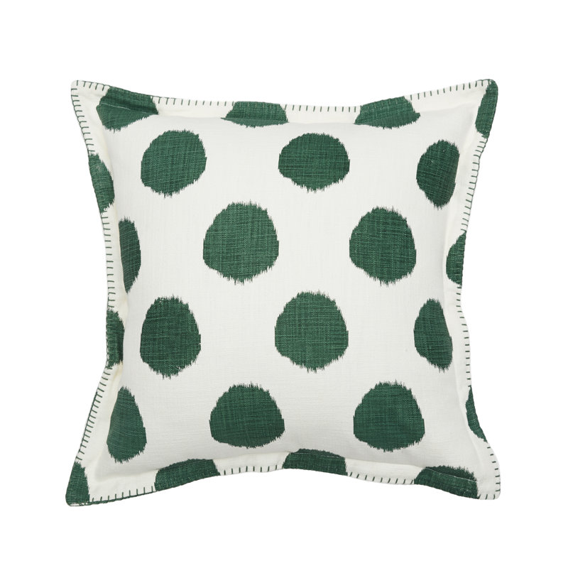Jungle Dot Printed Throw Pillow