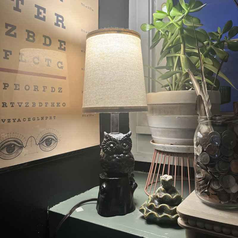 Lampe de chevet rustique 14,25 po