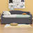 Anaiah Upholstered Teddy Daybed with Trundle Bed-1370180990-1370180986