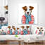 Coussin de couleur beige pour un jack amusant animal-30745503-30745507