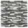 Urban Loft 12" x 12" Interlocking Pattern Glass/Stone/Metal Mosaic Tile