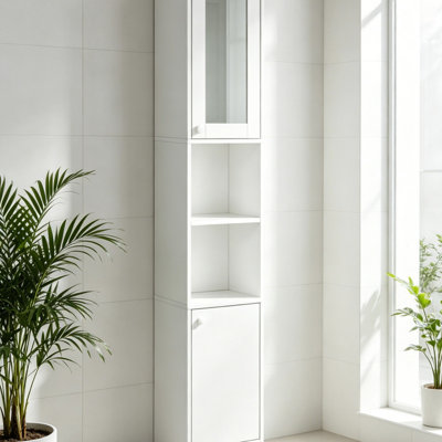 MDF / Particle Board Freestanding Linen Cabinet