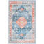 Tapis bleu / rouille Danna Performance-398040841
