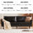 Bobur 80.3'' Faux Leather Sofa-1113141727
